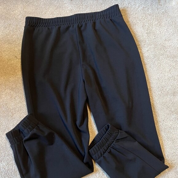 Black Loose Fitting Genie Pants – Elastic Waist, Size Large, Worn Once - Picture 3 of 9